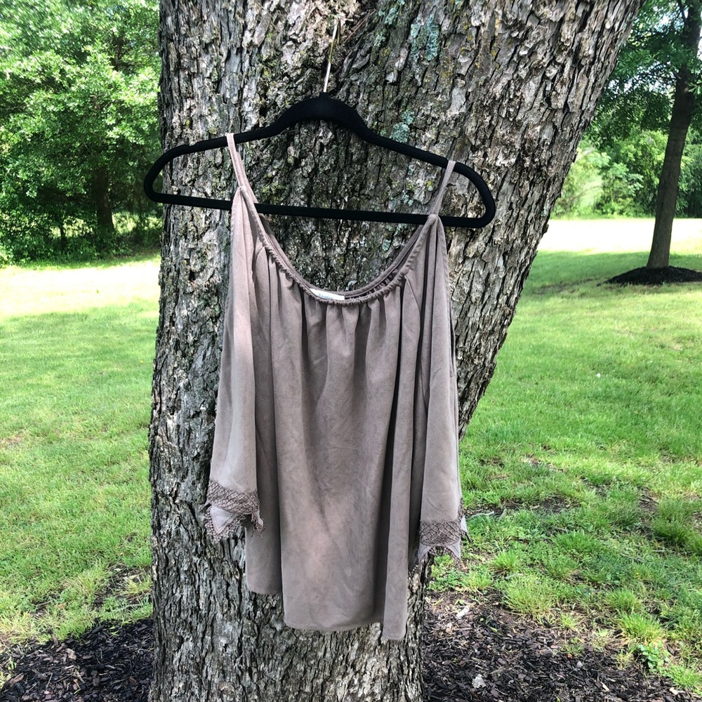 Hayden cold shoulder blouse